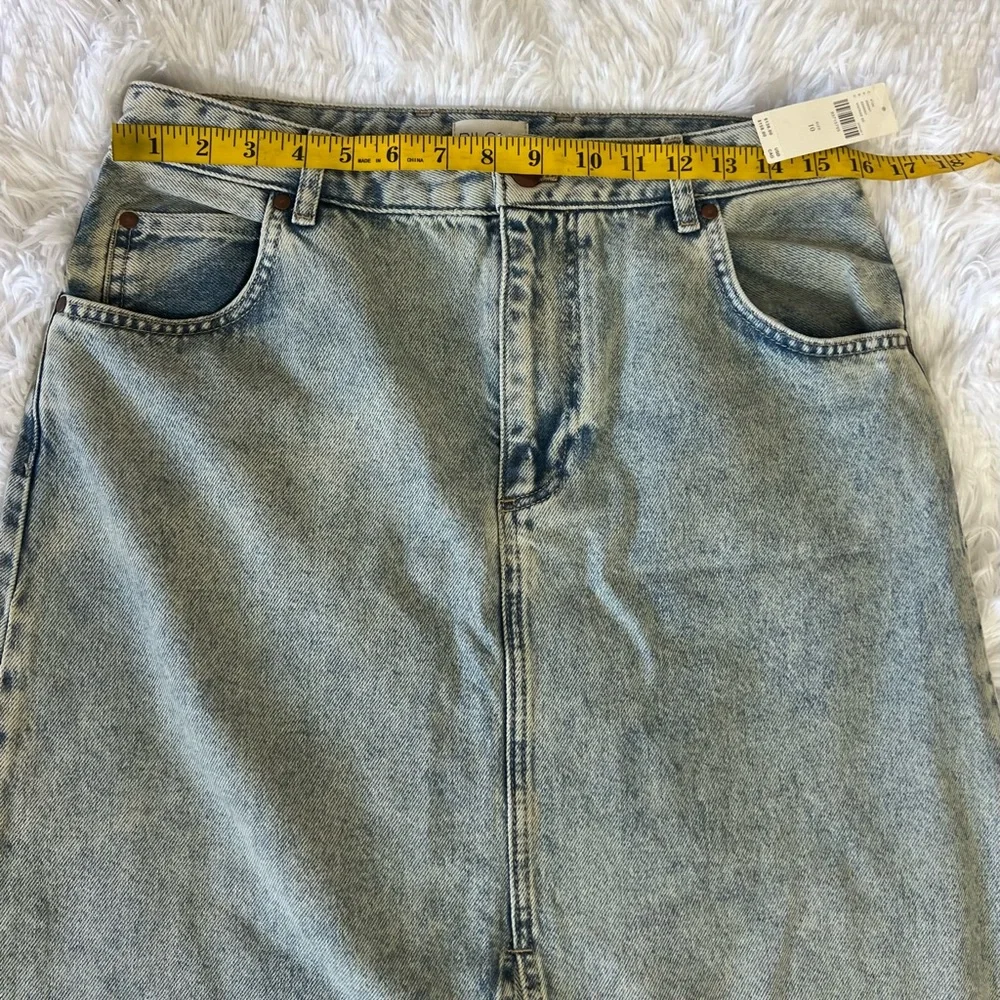 Pilcro Jean Midi Skirt